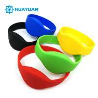 Customized Contactless Passive NFC Bracelet Silicone RFID Wristbands