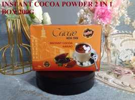 INSTANT COCOA POWDER 2 in 1 - Box 200g - Viet Deli Coffee
