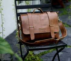 Maldini Leather Briefcase for men