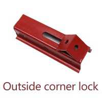 Outside corner lock