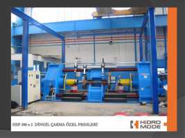 Axle ramming special for rail systems Hidromode Hydraulic Press