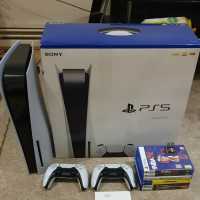 PS5 PLay STAtiOn 5 Video Game cONSoleS + 15 GAMES & 2 controllers