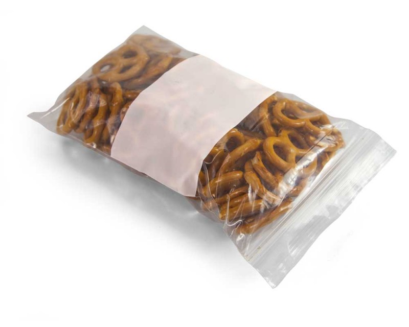 ClearZip Reclosable Bags - Food Grade Ziplock Bags with Write-on Panel