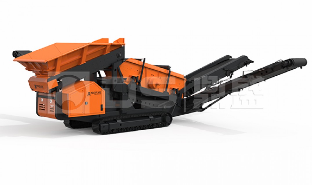 Highly Efficient RC Mobile Scalping Screen for Aggregates and Materials