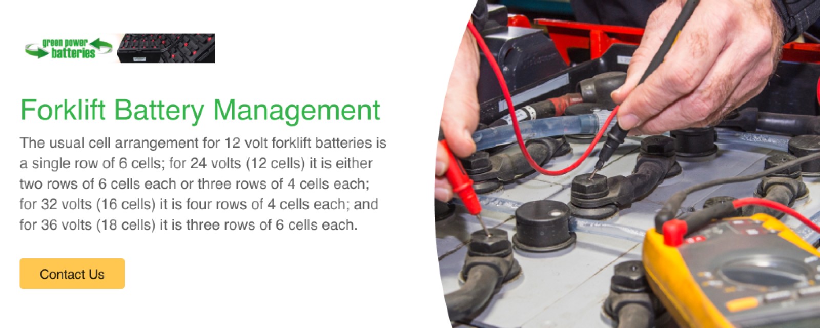 Green Power Forklift Batteries