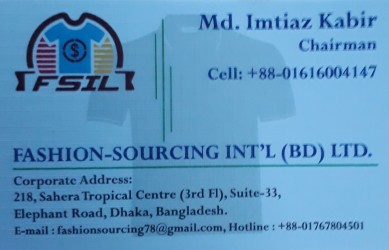 Fashion Sourcing Int'l (bd) Ltd.