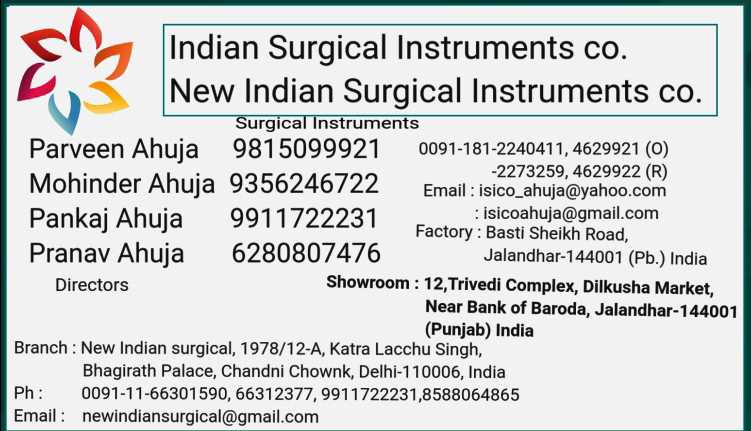 New Indian Surgical Instruments co.