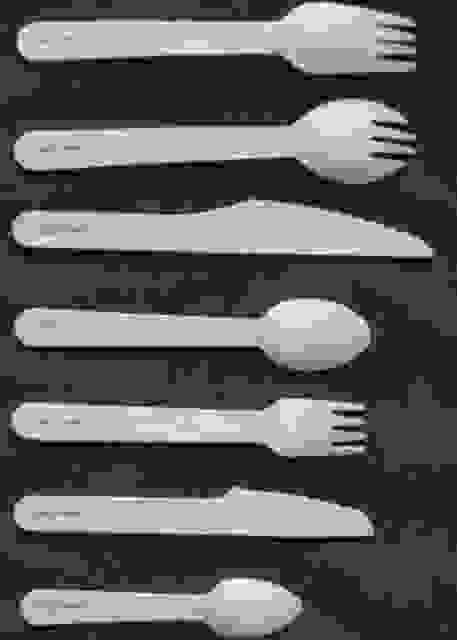Wooden Disposable Cutlery (Spoon, Fork and Knife)