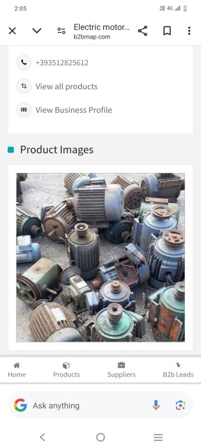 Buy Requirement - Electric Motor Scrap