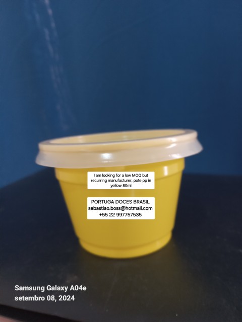 Request for Quotation (RFQ) for Yellow Plastic PP Jars